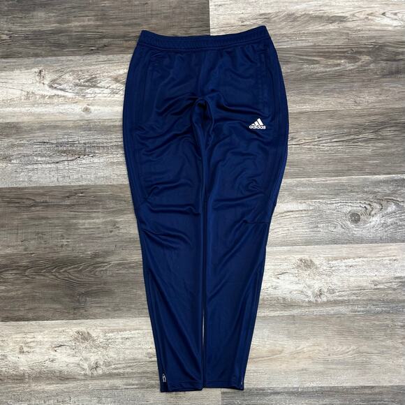 Adidas Climacool Tiro 17 Blue‎ Mens S Training Pants Ankle Zip Workout Jogger - Picture 1 of 12